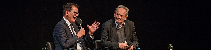 Bundesminister Gerd Müller im Gespräch mit Christian Ude