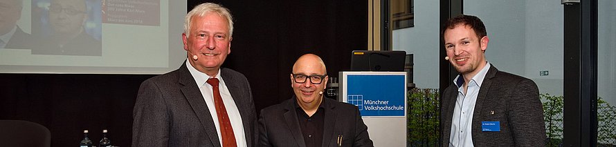 Foto Prof. Dr. Dr. Gunther Wenz, Prof. Dr.  Armin Nassehi, Dr. Robert Mucha